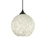 Coco 8 1 Light Outdoor Small Pendant by Besa - OP-COCO8-BK