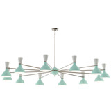 Clare 12 Light Chandelier 10.19 Inch Tall and 76 Inch Wide by Robert Abbey - CL_12CH_P