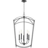 Mantle 5 Light Small Foyer Chandelier by Quorum - 6812-5