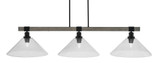 Tacoma 3 Light Large Island Pendant by Toltec - 1863-GPDW-318