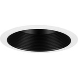 50W Step Baffle Trim for 6 Inch Shallow Housing 3.75 x 7.31 by Progress - P806006