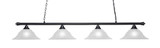 Oxford 4 Light Small Island Chandelier by Toltec 374-16112576 - 374-16112576