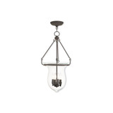 Canterbury 4 Light 14 Inch Wide Semi Flush Mount by Livex - 50297