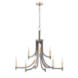 Lyndon 9 Light Large Chandelier by Maxim - 21529