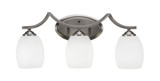 Zilo 3 Light Vanity Light 9.75 Inch Tall by Toltec - 553--975-225
