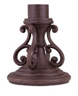10.75 Inch Outdoor Pier Mount Adaptor by Livex - 7504