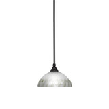 Any 1 Light Stem Hung Small Pendant 10 Inch Wide by Toltec - 23-DG-510