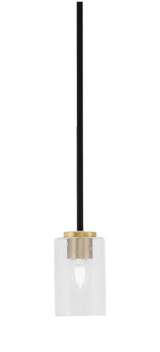 Sandia 1 Light Stem Mini Pendant 6.75 Inch Tall and 4 Inch Wide by Toltec - 6201-675-4