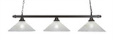 Square 3 Light Small Island Chandelier by Toltec 803-1611555 - 803-1611555