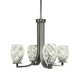 Apollo 4 Light Medium Chandelier by Toltec 574-22518 - 574-22518