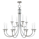 Denham Oval 12 Light Large Chandelier by Bailey Street Home - 218-BEL-1029776