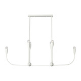 Maya 6 Light Linear Chandelier 17.25 Inch Tall X 48 Inch Wide by Generation - GLC1226