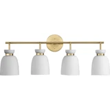Lexie 4 Light Vanity Light by Progress - P300487