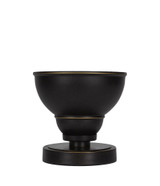 Luna 1 Light Table Lamp 6.5 Inches Tall and 7 Inches Wide by Toltec - 51-765