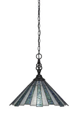 Elegante 1 Light Large Pendant 15.25 Inch Tall by Toltec - 82-16-1525