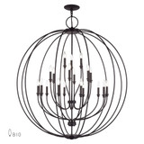 Milania 19 Light Oversized Foyer Chandelier by Livex - 46991