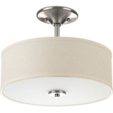 Inspire 1 Light 13 Inch Wide Semi Flush Mount by Progress - P3683