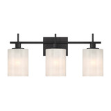 3 Light Vanity Light 22 Inch Wide by Meridian - M80084