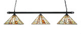 Square 3 Light Small Island Chandelier by Toltec 403-1411535 - 403-1411535