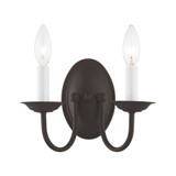 Home Basics 2 Light Wall Sconce by Livex - 4152