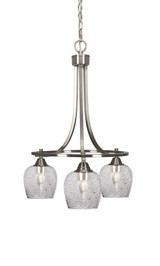 Paramount 3 Light Small Chandelier by Toltec 3413-19255 - 3413-19255