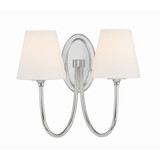 Juno 2 Light Candle Style Wall Sconce by Crystorama - JUN-10322