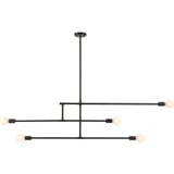 Modernist 5 Light Chandelier In Sleek Style 15 x 4.75 Inches Wide by Z-Lite - 731-5