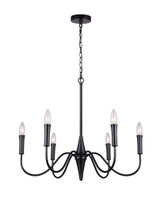 Brielle 6 Light Medium Chandelier by Canarm - ICH1103A06