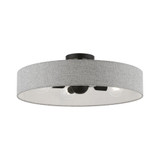 Elmhurst 4 Light 22 Inch Wide Semi Flush Mount by Livex - 46148