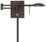 George's Reading Room 8W 1 LED Swing Arm Wall Sconce by George Kovacs  - P4338