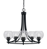 Paramount 5 Light Medium Chandelier by Toltec 3405-4 - 3405-4