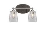Capri 2 Light Vanity Light 13.25 Inch Length by Toltec - 5912-8751325