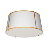 Trapezoid 3 Light 16 Inch Wide Flush Mount by Dainolite - TRA-3FH