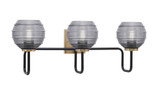 Sandia 3 Light Bath Vanity 10 Inch Tall and 26.75 Inch Length by Toltec - 6223-10-2675