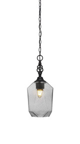 Elegante 1 Light Small Pendant 17.25 Inch Tall by Toltec - 82-625-1725