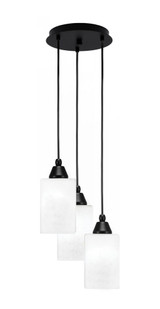 Array 3 Light Small Pendant 10.25 Inch Tall by Toltec - 1816-MB-9.5