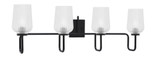 Sandia 4 Light Bath Vanity 12 Inch Tall and 35.75 Inch Length by Toltec - 6224-12-3575
