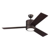 Vision Max 56 Inch 3 Blade Ceiling Fan with Light Kit by Generation - 3VNMR56D-V1