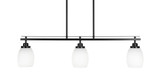 Odyssey 3 Light Oversized Linear Island Pendant 36.75 Inch Length by Toltec - 2636-3675-9-3675