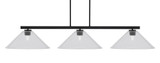 Atlas 3 Light Large Island Pendant 51.5 Inch Length by Toltec - 4523-MB-308