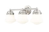 Vaughn 3 Light Vanity Light 9.5 Inch Tall by Z Lite - 735-3V-3