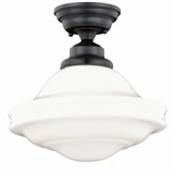 Huntley 1 Light 4.75 Inch Wide Semi Flush Mount by Vaxcel - C0176