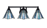 Paramount 3 Light Steel Vanity Light 24 Inch Length by Toltec - 3423-725-93