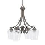 Zilo 4 Light Small Chandelier by Toltec 568-GP-210 - 568-GP-210