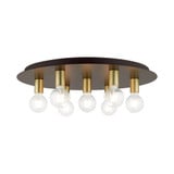 Hillview 7 Light 24 Inch Wide Flush Mount by Livex - 45876