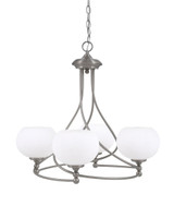Capri 4 Light Medium Chandelier by Toltec 904-BN-202 - 904-BN-202
