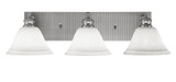 Edge 3 Light Vanity Light 24.75 Inch Length by Toltec - 1163-ES-311