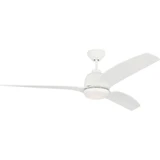 Avila Coastal 3 Blade Ceiling Fan with Light Kit 60 Inches Wide by VC Fan - 3AVLCR60