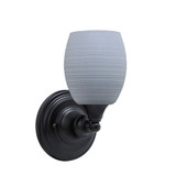 1 Light Matrix Glass Wall Sconce 10.25 Inch Tall by Toltec - 40-40
