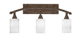 Bow 3 Light Vanity Light 26 Inch Length by Toltec - 173-125-30